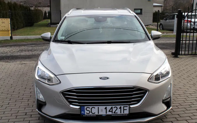 śląskie Ford Focus cena 55227 przebieg: 191184, rok produkcji 2018 z Skoczów